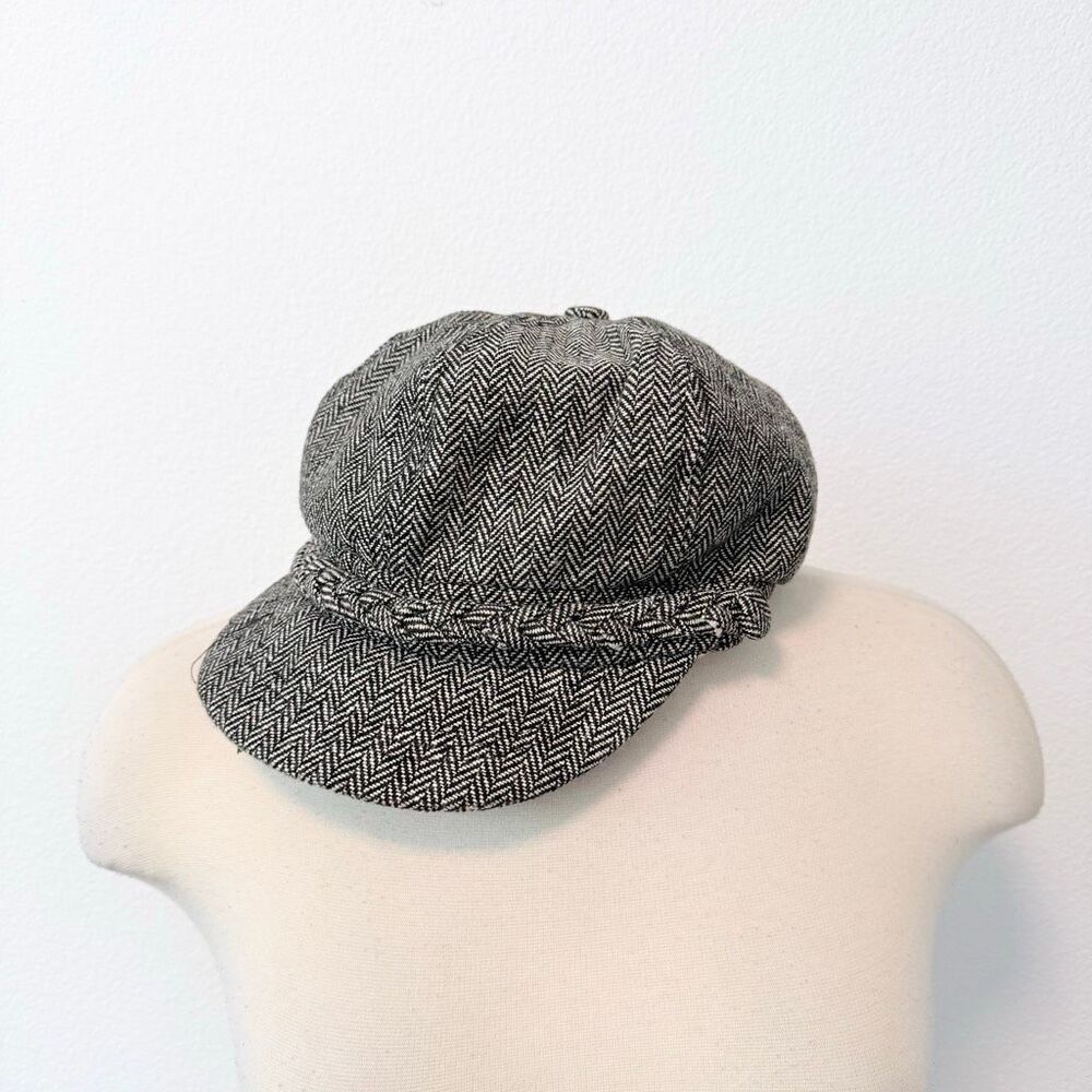 Angela and William Wool Plaid Captains Hat Cabbie Cab Newsboy Fisherman Greek